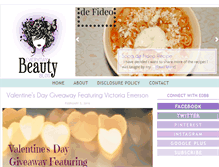 Tablet Screenshot of everydaybeautyblog.com
